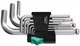 Wera Tools Metric Chrome Plated 950/9 Hex-Plus 3 L-Key Set 9Pc