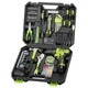 POWKITS 12V Cordless Drill Tool Set Kit w/Battery, Charger & Case