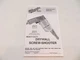 MILWAUKEE Drywall Scew-Shooter Operator's Manual Catalog No. 6747-1 6767-1