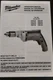 Milwaukee Heavy-Duty Drills Operator's Manual 0100-20 0202-20 0302-20 0300-20