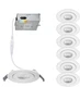 WAC Lighting Lotos 4In LED round Adjustable Recessed Light 5-CCT Selectable 9W 7