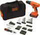 BLACK+DECKER 20V Cordless Drill/Driver Set with Battery and Charger + 100pc Kit