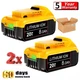 2Pack For DeWalt 20V 8 AH Lithium-ion Battery DCF850 DCB205 DCB206 DCD996 DCF887