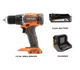 RIDGID 1/2in. DRILL DRIVER BATTERY OPERATED CORDLESS WITH 18V BATTERY & CHARGER