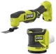 RYOBI PCL1207NC ONE+18V CORDLESS 2-TOOL COMBO+MULTI-TOOL+5IN RANDOM ORBIT SANDER